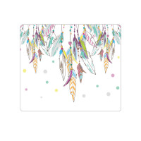 Centon OP-MPV1WM-HIP-09 OTM HIPSTER PRINTS WHITE MOUSE PAD, DREA
