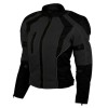 Womens Advanced 3-Season CE Armor Black Mesh Motorcycle Jacket