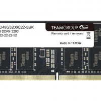 Team Group TED48G3200C22-S01 TEAMGROUP ELITE 8GB 260-PIN DDR4 SO-DIMM DDR4 3200 (PC4 25600) LAPTOP MEMORY MOD