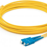 Addon ADD-LC-FC-15M9SMF 15M LC TO FC YELLOW OS2 DUPLEX OFNR (RISER-RATED) SMF FIBER PATCH CABLE
