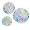 Beistle Assorted Iridescent Honeycomb Balls - Pack of 6