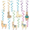 Beistle 17.5 to 32 in. Llama Whirls - Pack of 6