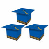 DDI 1907407 Grad Cap Favor Boxes - Blue Case of 12