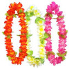 Beistle 36 in. Sunset Floral Leis, Assorted Color - Pack of 6