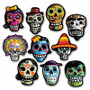 Beistle Company Mini Day Of The Dead Cutouts - Pack of 24