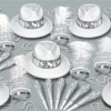 Beistle - LA Swing Silver Party Assortment For 50