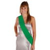 Beistle Green Satin Sash - Pack of 6