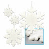 Beistle Company Fluffy Snowflakes - Pack of 12
