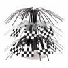 Beistle Company Checkered Flag Mini Cascade Centerpiece - Pack of 12