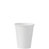 Solo Cups Single-Sided Poly Paper Hot Cups 8oz White 50/Bag 20 Bags/Carton