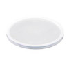 Pactiv Deli Container Lid Recessed Plast for 8 12 16 32 oz Cup Bulk, Natural - Case of 480