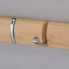 Inroom Furniture Designs Wall Cloth Hanger - Oak 2 x 14.5 x 1 in.