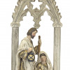 Holy Family Nativity Arch with Gold Finish 23.25"H