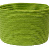 Colonial Mills Boca Raton - Bright Green 18 in. x 12 in. Utility Basket