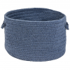 Colonial Mills 16 x 16 x 11 in. Sunbrella Solid Basket Cornflower