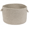 Colonial Mills 16 x 16 x 11 in. Sunbrella Solid Basket Papyrus