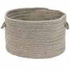 Colonial Mills 16 x 16 x 11 in. Sunbrella Solid Basket Ash