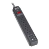 Eaton TLP625DB 6-OUTLET SURGE PROTECTOR 5-15R 1500 J 25FT 7.6M BRAIDED CORD BLACK
