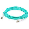 Addon ADD-LC-LC-0-5M5OM3 ADDON 0.5M LC TO LC AQUA OM3 DUPLEX OFNR (RISER-RATED) FIBER PATCH CABLE