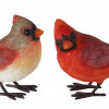 Cardinal Bird Figurine (Set of 4)