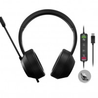 Adesso XTREAM P7 AI COPILOT HEADSET WMIC USBC/A WIRED VOLUME ANSWER/END CALL