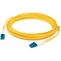 Addon ADD-LC-LC-11M9SMF ADDON 11M LC TO LC YELLOW OS2 DUPLEX OFNR (RISER-RATED) SMF FIBER PATCH CABLE