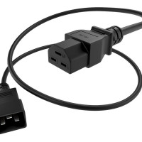 UNC Group PWCD-C20C21-20A-04F-BLK POWER CORD C20 TO C21, 20AMP BLACK, 4FT