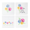 Floral Tile Coaster (Set of 12)