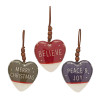 Sentiment Heart Ornament (Set of 12)
