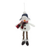 Plush Snowman Ornament (Set of 6)