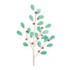 Holly Leaf Jewel Spray (Set of 2)
