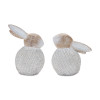 Wicker Bunny Figurine (Set of 2)