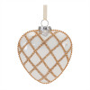 Jeweled Glass Heart Ornament (Set of 12)