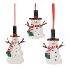 Clay Dough Snowman Ornament (Set of 24)