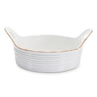 Ceramic Bowl with Handles (Set of 2)