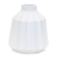 Ribbed Ceramic Vase (Set of 2)