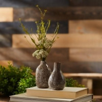 Speckled Ceramic Bottle Vase (Set of 4)
