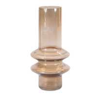 Modern Glass Cylinder Vase (Set of 2)