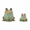 Terra Cotta Sitting Garden Frog (Set of 4)