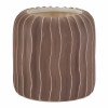 Wavy Ribbed Ceramic Vase (Set of 2)