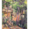 In The Park of Chateau Noir Poster Print by Paul Cezanne - 24 x 36 in. - Large