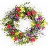 Mixed Floral Wreath 24"D