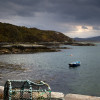 Boat in The Water Loch Sunart Scotland Poster Print by John Short 22 x 34 - Large
