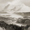 Garromin Connemara Ireland Drawn by Whbartlett Engraved by R Wallis From the Scenery & Antiquities of Ireland Poster Print, 17 x 11