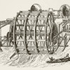 The Water-Works of London Bridge First Erected In 1582 From The National & Domestic History of England by William Aubrey Poster Print - 18 x 11