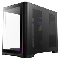 Antec Curve , 4 x 120mm PWM Fans Included, Up to 10 Fans Simultaneously, Type-C 3.2 Gen 2 Port, Curved Tempered Glass Front & Side Panels, 360mm Radiator Support, Mid-Tower ATX PC Case