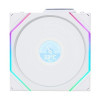 Lian Li UNI Fan TL 120 Wireless - Reverse Blade - Controller Not Included - Seamless Wireless Control Fan w/ LCP Fan Blade - Daisy-Chained Style - Customizable RGB LEDs - Single Pack - White ()