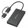 Battery Tech 107B-USB-HDMI-B PORTTA 107B-USB-HDMI-B USB TO DUAL HDMI ADAPTER, USB A/C TO 2X HDMI DISPLAYS (1X