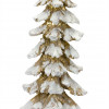 Gold Flocked Pine Tree 34.5"H