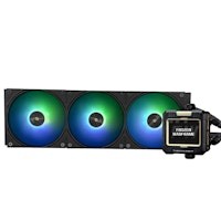 Thermalright FW Black CPU AIO Cooler, PC Specification Water Cooler System, IPS LCD Screen with 320x240 Resolution, for AM5&Intel LGA1700/1851, CPU Cooler Comes with 2.4-inch LCD Display